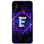 MRCİLETİSİMmrc-19721 Dark Neon Yaprak E Harfi Kılıf Baskılı Kapak Tam Ekran Koruyucu Samsung Galaxy A10s ile uyumlu