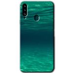 MRCİLETİSİMmrc-20908 Derin Deniz Kılıf Baskılı Kapak Tam Ekran Koruyucu Samsung Galaxy A20s ile uyumlu