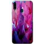 MRCİLETİSİMmrc-20996 Abstraction Sharp Kılıf Baskılı Kapak Tam Ekran Koruyucu Samsung Galaxy A20s ile uyumlu