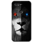 MRCİLETİSİMmrc-42375 Fire and Ice Lion Kılıf HD Desen Baskılı Arka Kapak General Mobile GM 9 Pro ile uyumlu