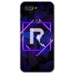 MRCİLETİSİMmrc-42848 Dark Neon Yaprak R Harfi Kılıf HD Desen Baskılı Arka Kapak General Mobile GM 9 Pro ile uyumlu