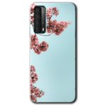 MRCİLETİSİMmrc-54998 Japon Çiçeği Kılıf HD Desen Baskılı Arka Kapak Huawei P Smart 2021 ile uyumlu