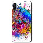 MRCİLETİSİMmrc-58282 4K Clock Kılıf HD Desen Baskılı Arka Kapak Huawei P30 Lite ile uyumlu