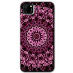 MRCİLETİSİMmrc-61679 Mandala Patterns Kaleidoscope Kılıf HD Desen Baskılı Arka Kapak + Temperli Cam Huawei Y5P ile uyumlu