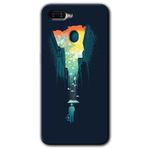 MRCİLETİSİMmrc-67744 Kılıf HD Baskılı Desen Hayalet Cam Yandan Görünmez Huawei P20 Lite ile uyumlu
