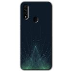 MRCİLETİSİMmrc-68735 Kılıf HD Baskılı Desen Hayalet Cam Yandan Görünmez Huawei P30 Lite ile uyumlu