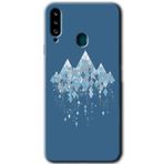 MRCİLETİSİMmrc-75653 İceberg Kılıf HD Baskılı Desen Hayalet Cam Yandan Görünmez Samsung Galaxy A20s ile uyumlu