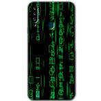 MRCİLETİSİMmrc-75842 Matrix Kılıf HD Baskılı Desen Hayalet Cam Yandan Görünmez Samsung Galaxy A20s ile uyumlu