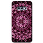 MRCİLETİSİMmrc-79 Mandala Patterns Kaleidoscope Kılıf HD Desen Baskılı Arka Kapak + Temperli Cam Samsung Galaxy S10e ile uyumlu