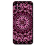 MRCİLETİSİMmrc-84230 Mandala Patterns Kaleidoscope Kılıf HD Baskılı Desen Hayalet Cam Yandan Görünmez Samsung Galaxy M12 ile uyumlu