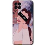 MRCİLETİSİMmrc-88252 Bad Girl Kılıf HD Baskılı Desen Hayalet Cam Yandan Görünmez Samsung Galaxy M33 ile uyumlu