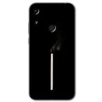 MRCİLETİSİMmrc-90743 Sönmüş Kibrit Kılıf HD Baskılı Desen Hayalet Cam Yandan Görünmez Huawei Y6s 2019 ile uyumlu