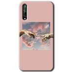 MRCİLETİSİMmrc-93063 Tutunamayanlar Kılıf HD Baskılı Desen Hayalet Cam Yandan Görünmez Huawei P Smart S ile uyumlu