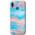MRCİLETİSİMmrc-93600 Bubbles 1 Kılıf HD Baskılı Desen Hayalet Cam Yandan Görünmez Huawei P20 Lite ile uyumlu
