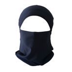 Mrey Yazlık Lacivert Ince Hafif Parlak Kar Maskesi Motorcu Kask Balaclava, Şapka Bere Boyunluk, Tesettür