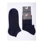 MRHERO Bambu 6'lı Unisex Lacoste Patik Kaymaz Çorap 1049-MH LACİVERT