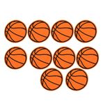 Mrisata Kumaş Yama Bezi Sticker Giysi Dekorasyon Dikiş Giysi Aksesuarları 10 adet Kumaş Yama Futbol Basketbol Masa Tenisi Şekli DIY El Yapımı Dikiş Giysileri (B)