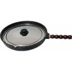 Mrk Döküm 34CM Granit Balık Tavası , Gözlemetavası , Pizza Tavası - Gri