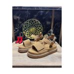 mrlilyshop YÜKSEK TABAN CIRTLI SÜET SANDALET
