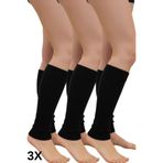 mrmpro Kışlık Kadın Tozluk Pamuk Örgü Triko Baldır Isıtıcı Leg Warmer 3-Çift