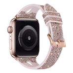 MroTech Apple Watch 41 mm 42 mm 40 mm 38 mm ile uyumlu kayış, iWatch serisi 10/9/8/7/6/5/4/3/2/1/SE için yedek kayış, silikon deri kayış, PU Bilng simli/pembe altın klips, 38/40/41/42, ince pembe