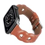 MroTech Deri bileklik Apple Watch 41 mm 40 mm 38 mm ile uyumlu, gerçek deri kayış, erkek kadın bilekliği, iWatch serisi SE 8 7 6 5 4 3 2 1 yedek kayış, kahverengi