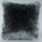 Mrs.Gugar 43x43 cm Kahverengi Peluş Kırlent Kılıfı