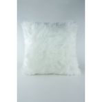 Mrs.Gugar Peluş Kırlent Kılıfı Beyaz - 43 x 43 cm