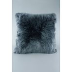 Mrs.Gugar Peluş Kırlent Kılıfı Gri - 43 x 43 cm