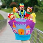 Mrsivdi Çocuk Sevimli El Parmakları Kukla Çocuk Hayvanat Bahçesi Hayvanlar Eldiven Kukla Peluş Oyuncaklar Bebek Için Stil: Masal Krallığı Yükseklik: 24CM (Yurt Dışından) - Yok