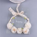 Mrsivdi Dantel Çiçek Bebek Kız Kafa Bandı Çocuk Çocuk Saç Bantları Bantlar Kızlar Için Bebek Fotoğraf Saç Aksesuarları Düğün Için (Yurt Dışından) - Siyah - Beyaz