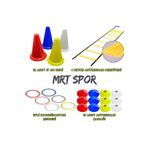 Mrt Futbol Basketbol Antrenman Seti 4m Kırmızı Merdiven Huni Çanak Koordinasyon Çemberi