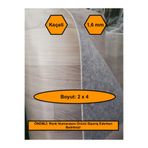MRT PLASTİK 2x4 metre PVC Mineflo Kalın Zemin Kaplama, Yer Döşemesi Muşamba, Serfloor, Dekorfloor