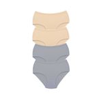 MrtNlu S8 2XL 4 Adet Tutku Kadın Yüksek Bel Bato Kalın Lastik Külot