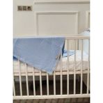 Mrvhome 4 kat Muslin Buz mavi Bebek ve Çocuk örtü Battaniye
