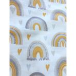 Mrvhome 4 lü Pazen Pamuk Bebek Battaniyesi – Yumuşak 75×100 Kundak & Puset Örtüsü - 0 - 3 Yaş
