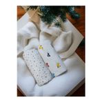 Mrvhome Star Müslin Bebek Battaniyesi, 2 Adet, Kundak Battaniye, Puset Örtüsü 75 X 100 Cm