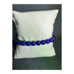 MRYart KM000000476 Sade Ve Şık Şeffaf Lacivert Cam Boncuk Bileklik Unisex