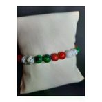 MRYart KM000000588 Doğal Havlit Taşı Yılbaşı Şans Bilekliği Unisex