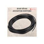 MS AKVARYUM CANLILARI ÜRETİM VE TEDARİK TESİSİ SİYAH AKVARYUM HORTUMU 25MT KALİTELİ SİLİKONLU