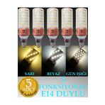 MŞ Aydınlatma E14 DUYLU 3 FONKSİYONLU MISIR LED AMPUL 5 ADET