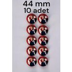 Ms Major Selection 10 Adet 44 Mm Atatürk Rozeti 29 Ekim Cumhuriyet Mustafa Kemal, 854765416874