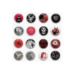 Ms Major Selection 16 Adet Rozet Paketi Metal Y2K Grunge Stil - Paket Model 4
