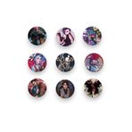Ms Major Selection 9 Adet Arcane Jinx Temalı Rozet 44 Mm, 684984684918564
