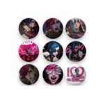 MS Major Selection 9 Adet Arcane Jinx Temalı Rozet 44 mm model 2