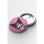 Ms Major Selection Anime Kuromi Iğneli Buton Rozet 58Mm