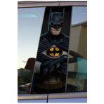 Ms Major Selection Batman Baskılı Araç Kapı Direk Kaplama Folyo Sticker 2'Li (Sağ&Sol)