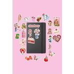 Ms Major Selection Çilek Kız Sticker Paketi/Bullet Journal Defter Çıkartma Ajanda Laptop Etiket