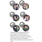 Ms Major Selection Demon Slayer Anime Buton Rozet 6 Adet 37Mm