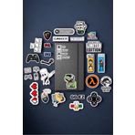 Ms Major Selection Gamer Gaming Oyuncu Sticker Paketi/Bullet Journal Defter Çıkartma Ajanda Laptop Etiket, 986746153465416